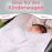 Luxusfeder Kinderwagendecke 100% Daunen 80x80cm für Sommer & Winter - Daunenkissen mit Baumwolle Bezug - 300g - Babykissen & Baby Bettdecke für Kinderwagen